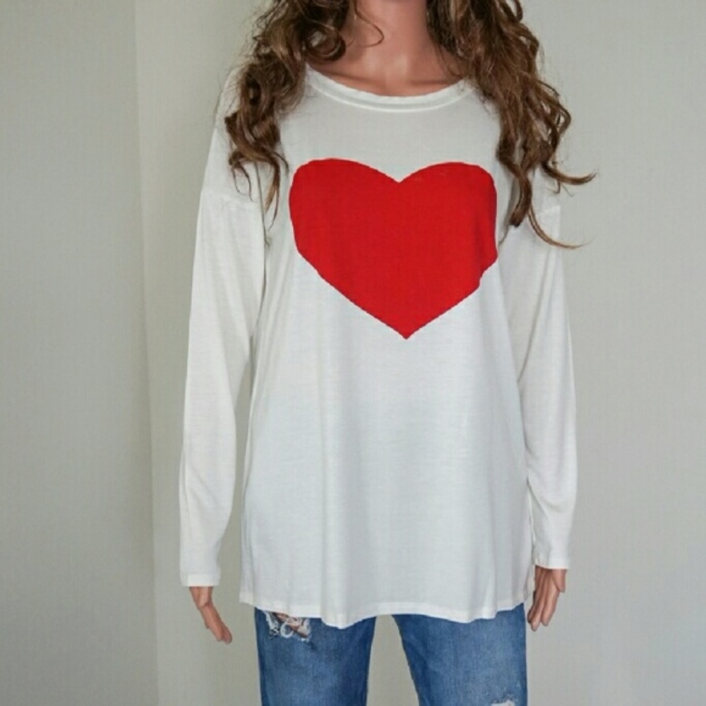 White Heart Top - Picture 3 of 5